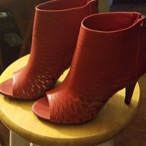 dsw open toe booties